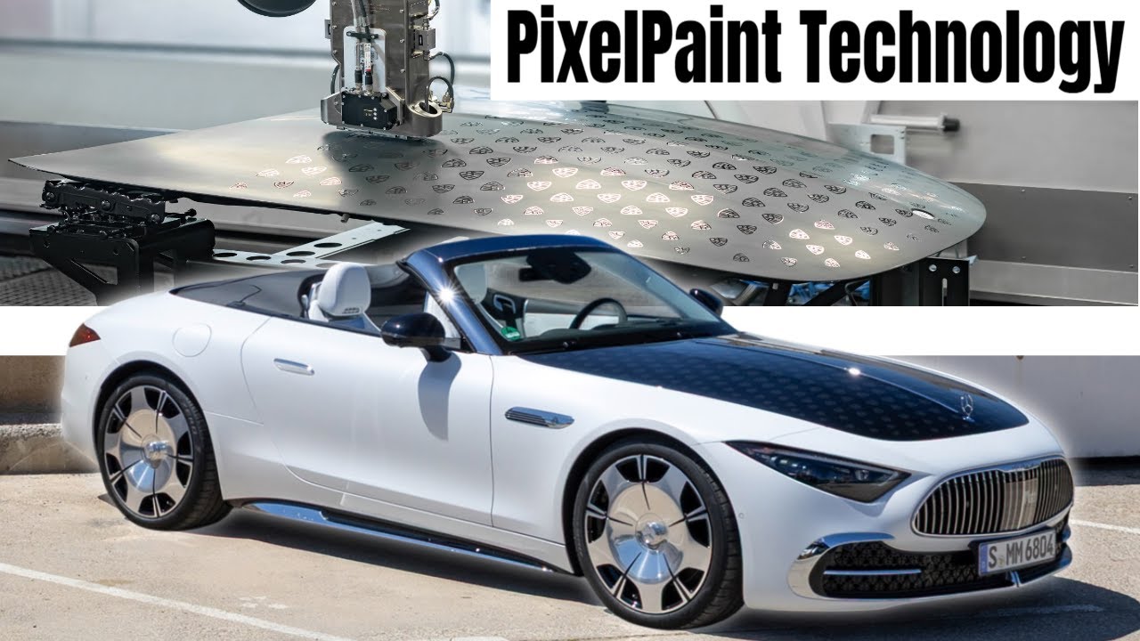 Mercedes Benz&rsquo;s New Paint Tech Will Blow Your Mind &ndash; PixelPaint in Action