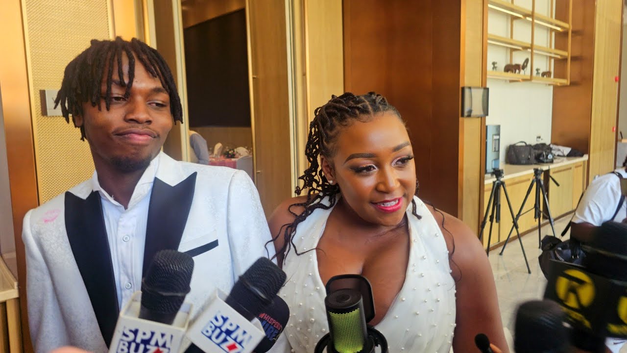 BETTY KYALO AND GENZ BOYFRIEND ARRIVAL AT THE BAHATIS WEDDING