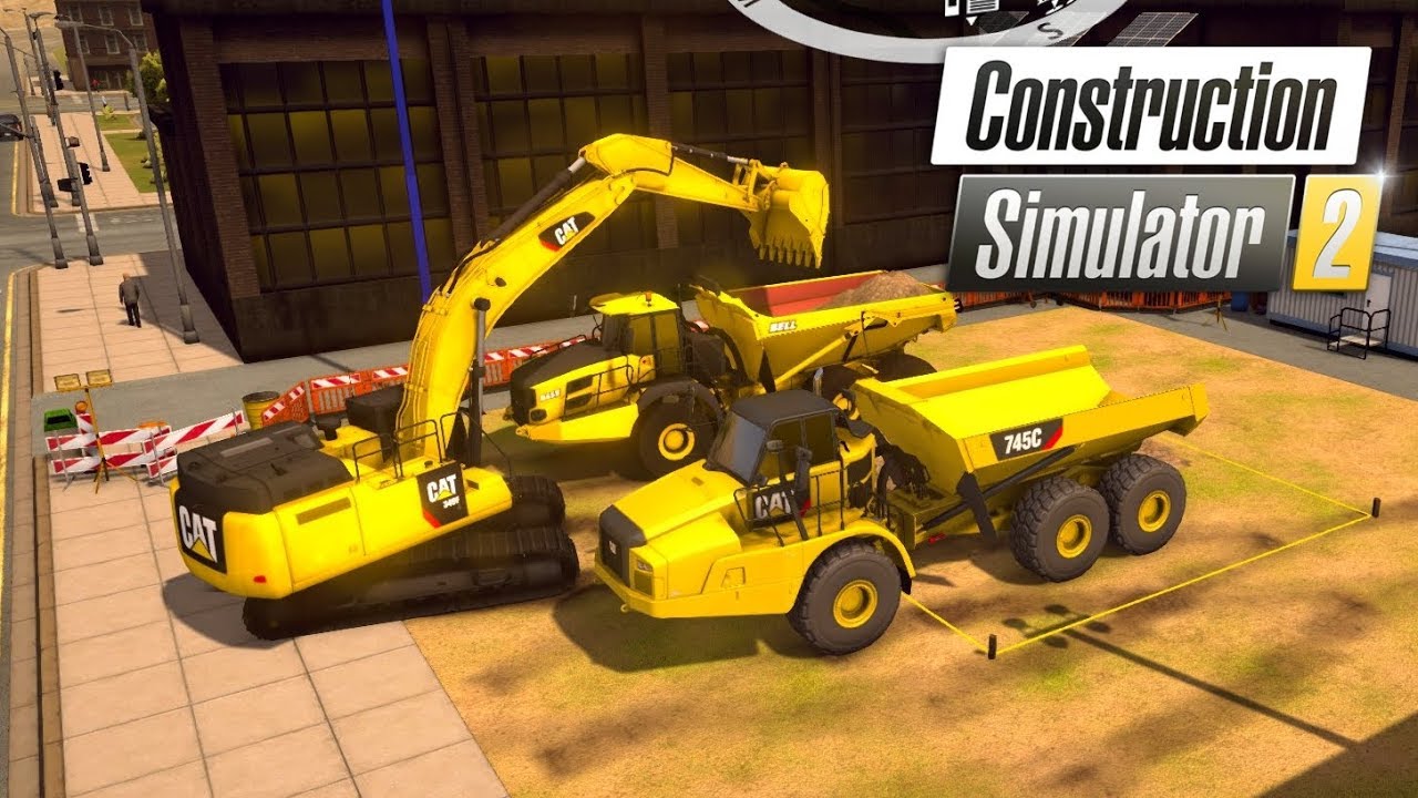 Construction Simulator 2 US | #14 Estrenando Excavadora Caterpillar | Dos Yucles