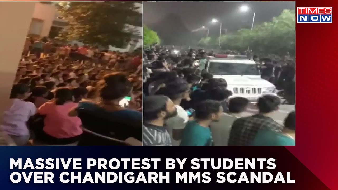 Chandigarh MMS Scandal | Massive Protest Erurpted By Student Against Management | English News