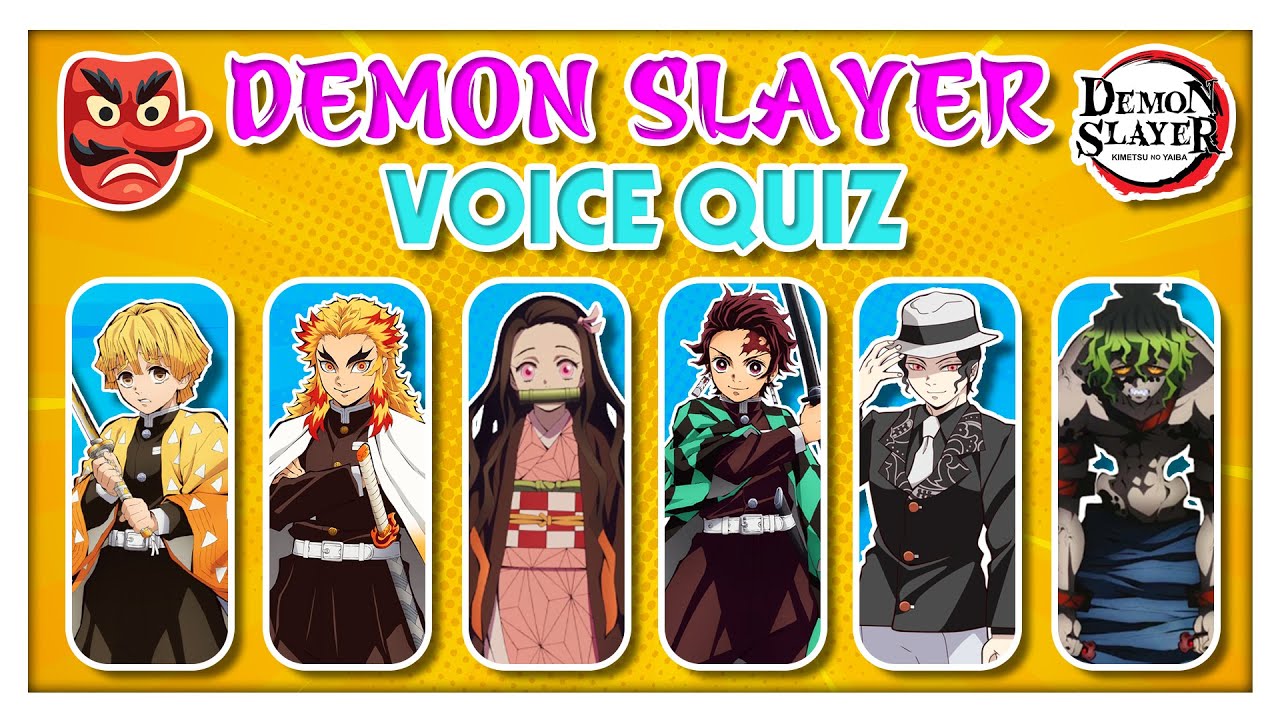 DEMON SLAYER VOICE QUIZ 🗣️👹 Guess The Character Voice | Kimetsu no Yaiba/Demon Slayer Season 3 Quiz