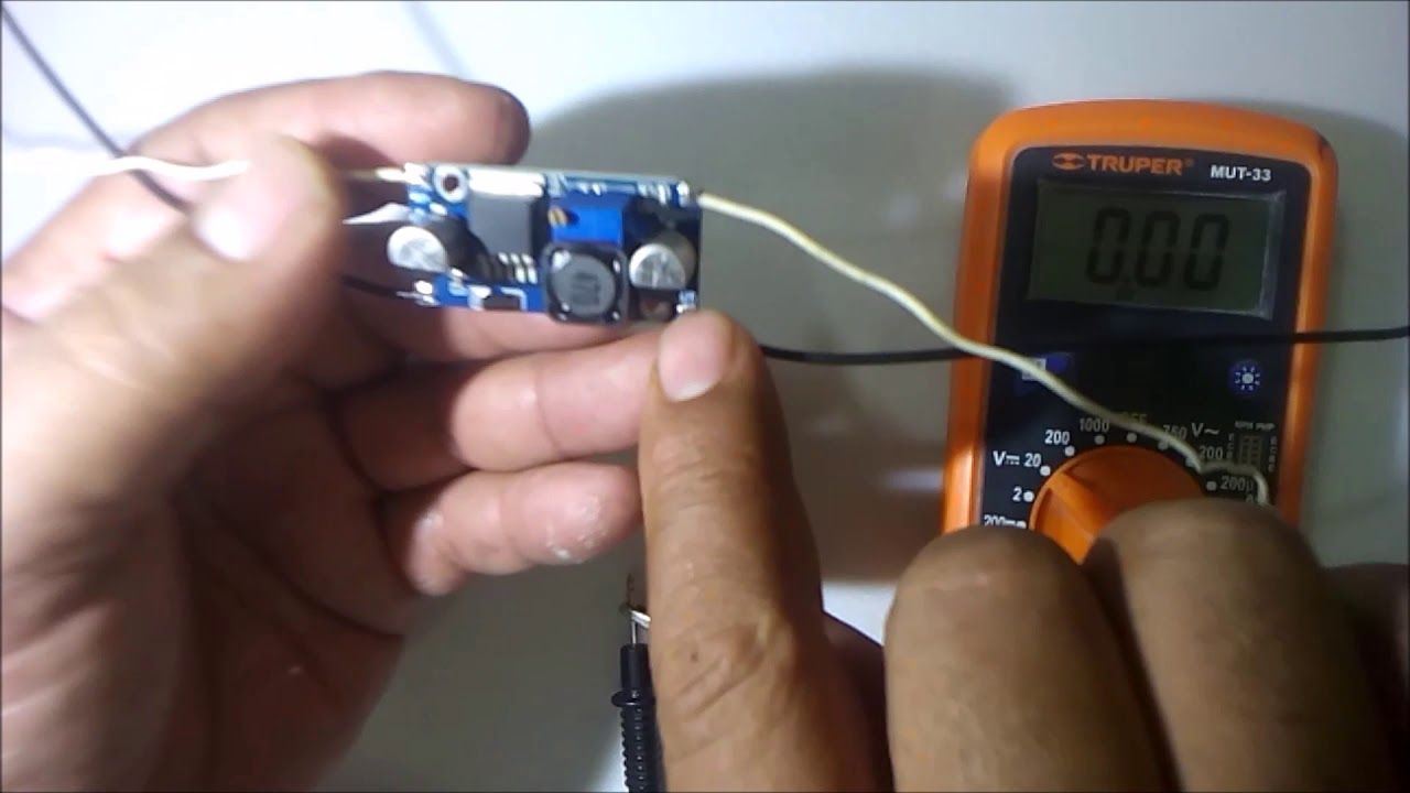 Modificando Módulo LM2596 (Poniendo potenciometro de 10K)