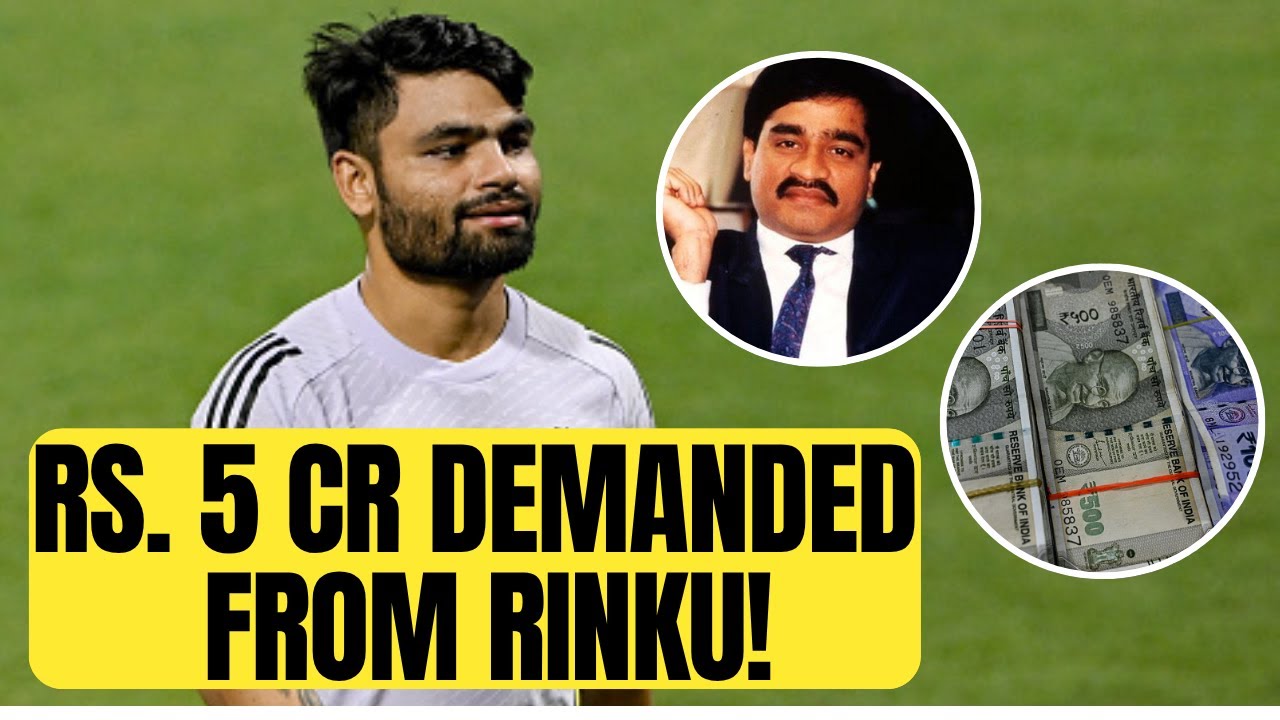 Rinku Singh faces EXTORTION threat from Dawood Ibrahim gang members, two arrested |Sports Today