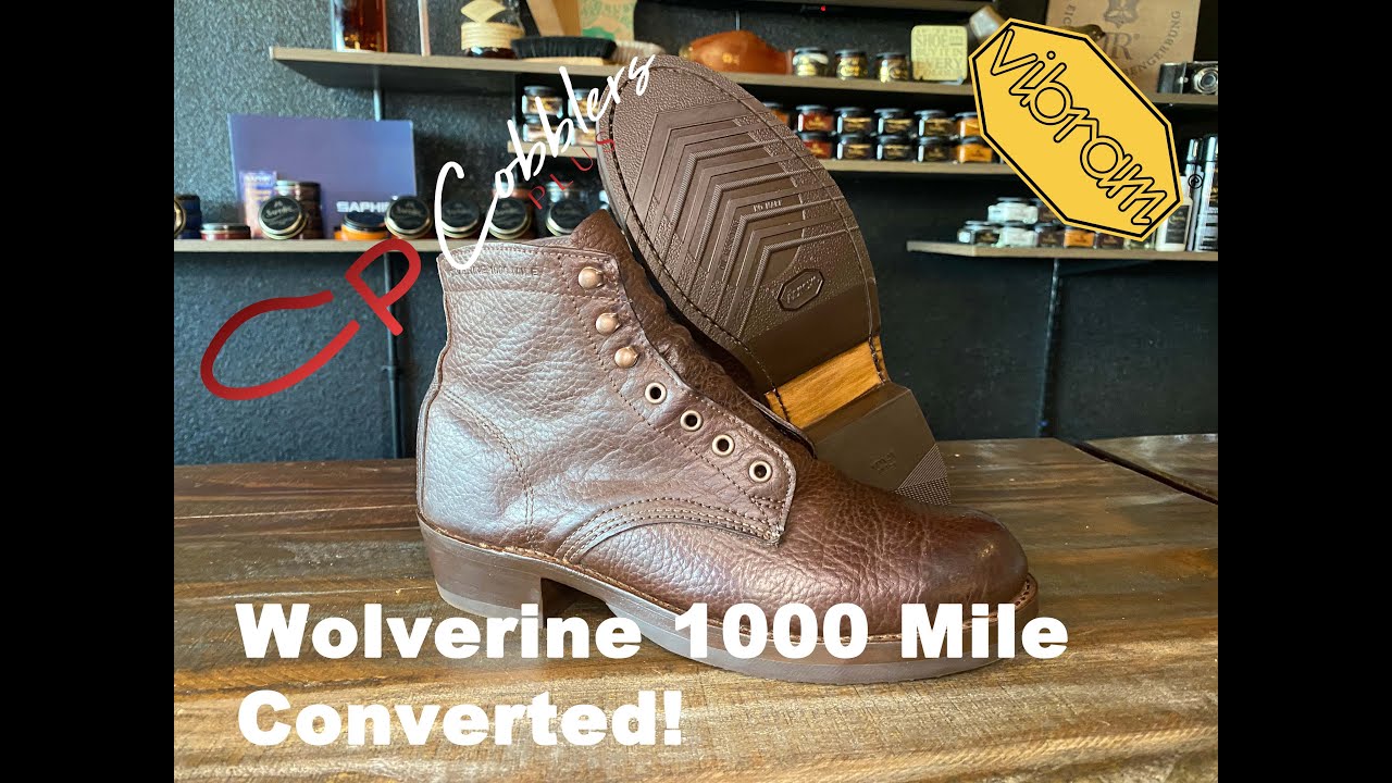 Wolverine 1000 Mile Boots recrafted and converted to a whole new look! Changing a boot style
