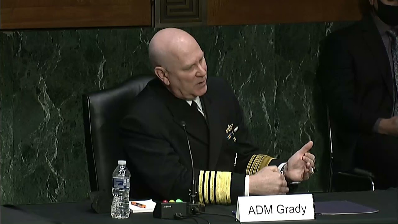 Senator Manchin questions Admiral Grady, the nominee to be Vice Chairman of Joint Chiefs of Staff.