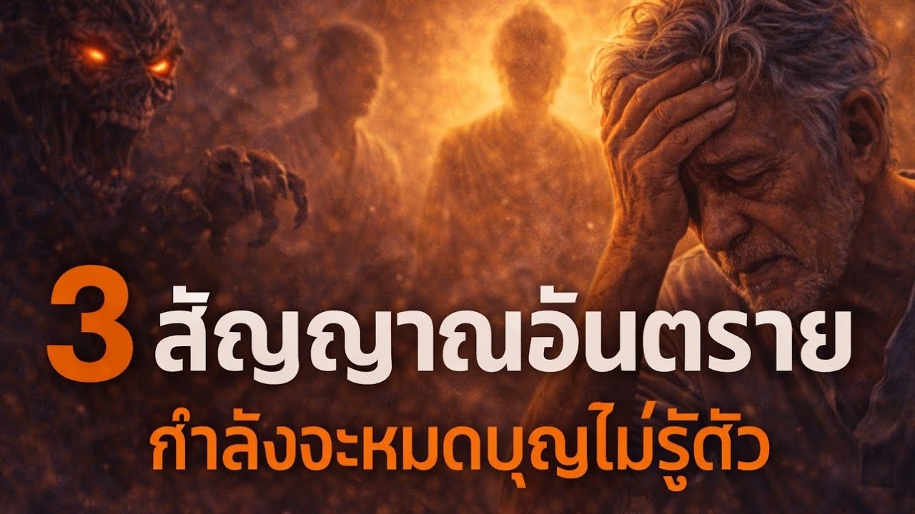 3 สัญญาณอันตราย คนที่กำลังจะหมดบุญแต่ยังไม่รู้ตัว 