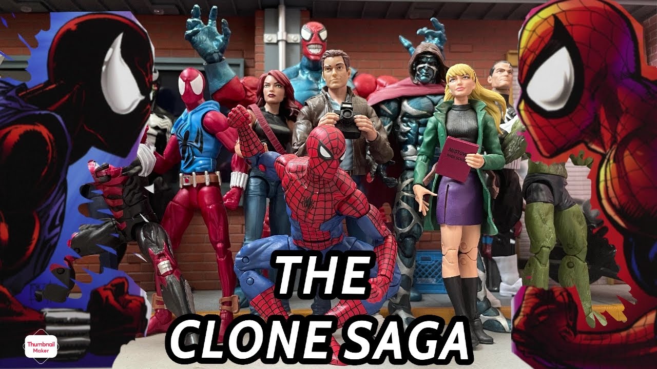 Marvel Legends: Team Building the entire Clone Saga: Act 1.