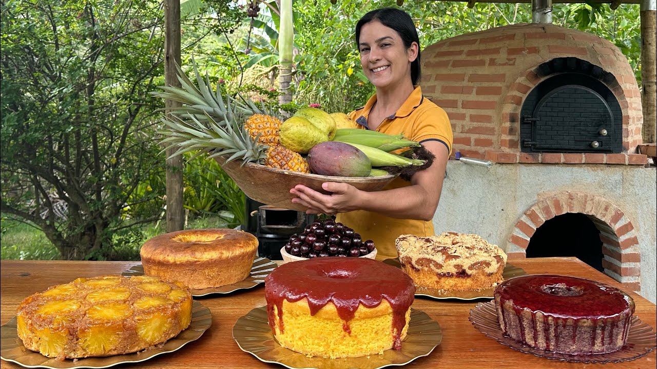 Festival de bolos - transformando frutas simples em bolos incríveis