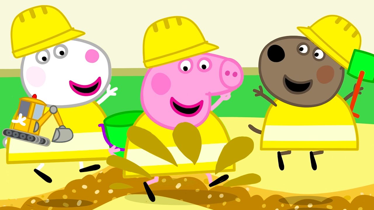 Peppa devient une bâtisseuse de bacs à sable | Les histoires de Peppa Pig