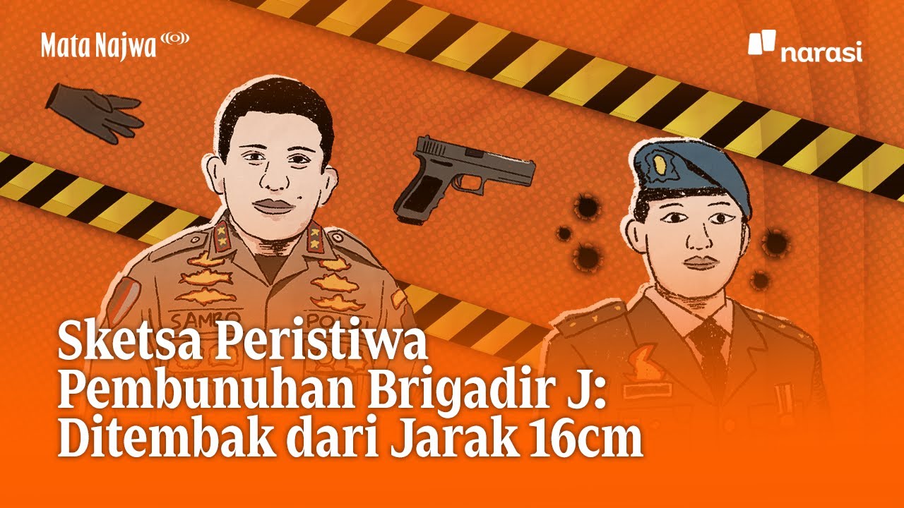 Sketsa Peristiwa Pembunuhan Brigadir J: Ditembak dari Jarak 16cm | Mata Najwa