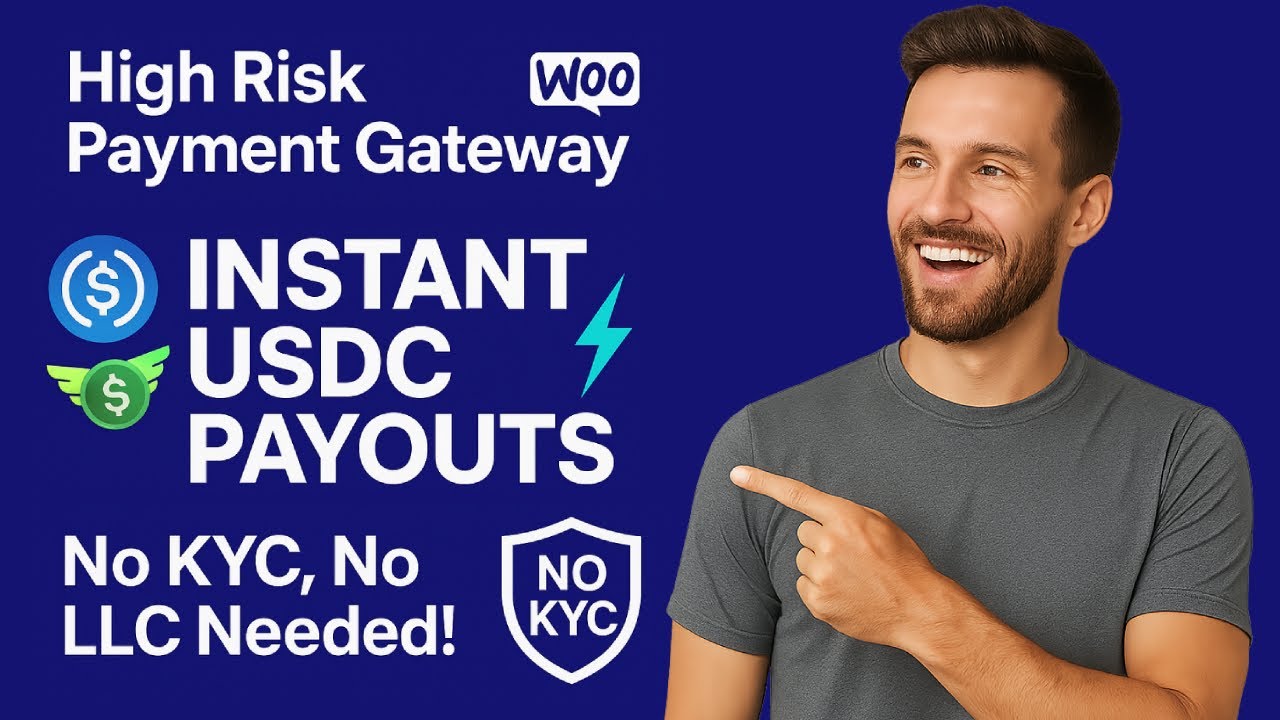 For WooCommerce: High Risk Merchant Solution (Instant USDC Payouts)