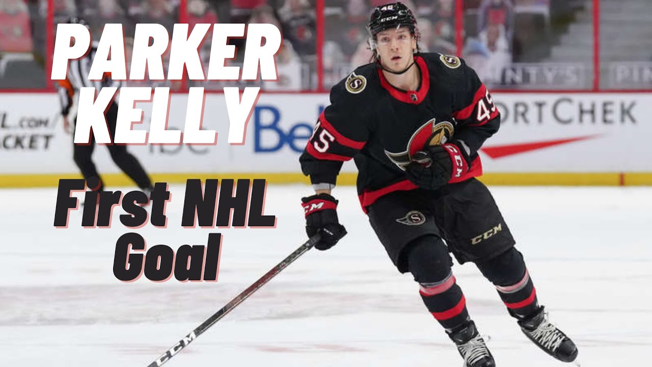 Parker Kelly #45 (Ottawa Senators) first NHL goal May 12, 2021