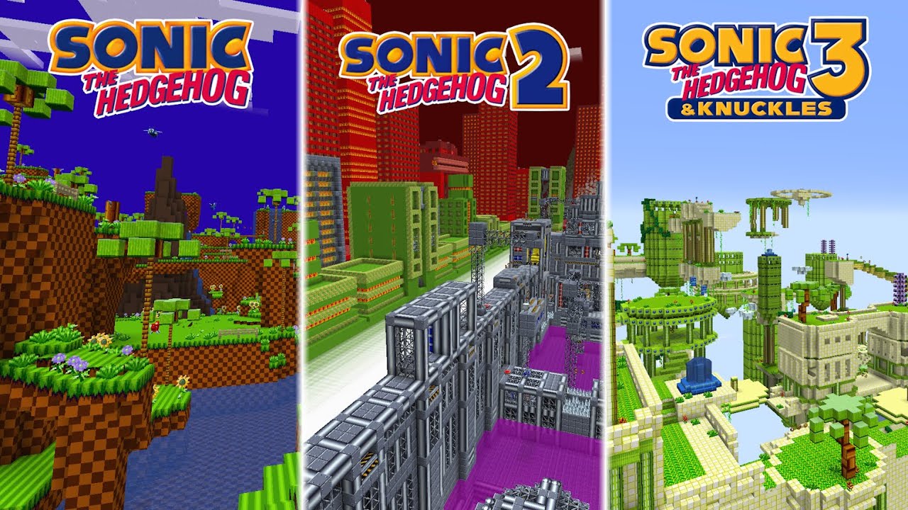 Classic Zones RECREATED in Minecraft | Sonic Islands Map