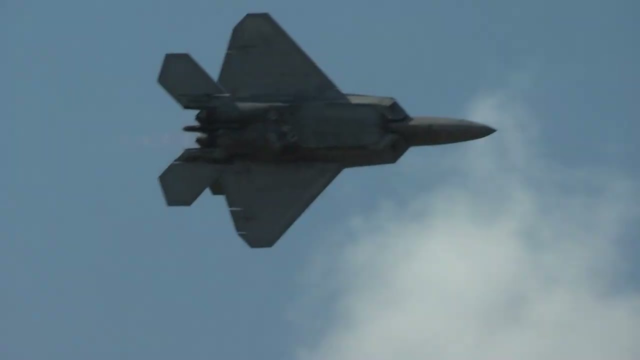 F 22 Raptor at the 2024 NAS Oceana Airshow