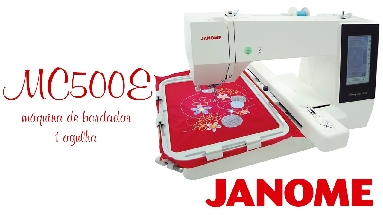 MC500E - máquina de bordar 28cm x 20cm - Janome
