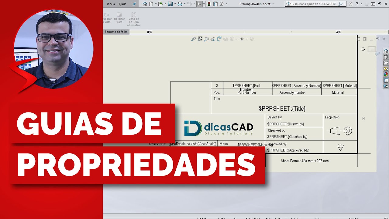 GUIAS DE PROPRIEDADES DO SOLIDWORKS E LEGENDAS AUTOMÁTICAS | SOLIDCLUB 