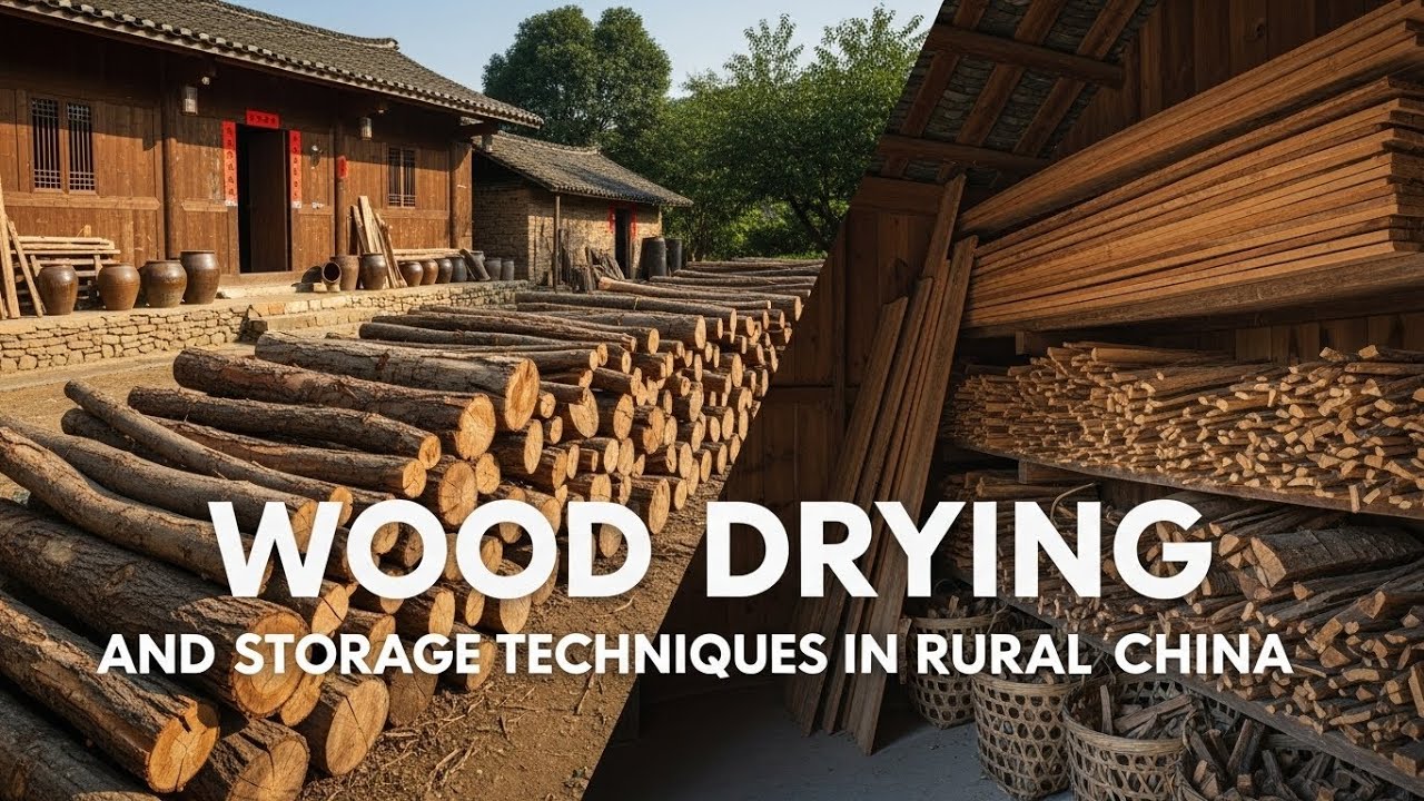Wood Drying and Storage Techniques in Rural China