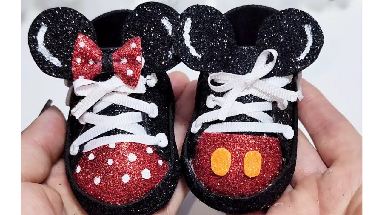 ❤️❤️lindos zapatitos de foami o goma Eva ❤️❤️