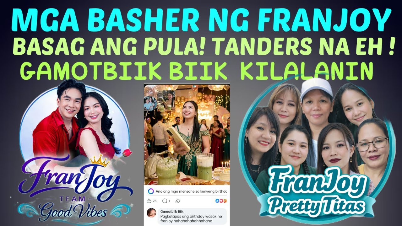 MAY BULONG SI MOMMY AT ANG PRETTY TITAS NG FRANJOY!  PERO MGA BASHERS ACTIVE NA ULI SILA!