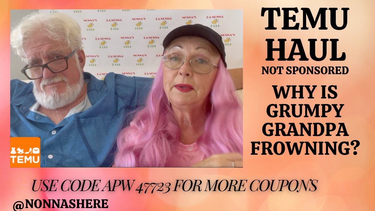 Temu Haul May 21 Temu Great Finds Make Me Smile, but Grumpy Frowns Why? Are YOU Smiling or Frowning?