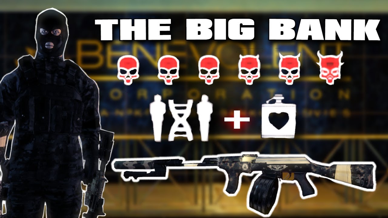 PAYDAY 2 - The Big Bank DSOD Solo No Ai, Downs, Assets, 2ndJoker, Uppers - Copycat Stoic Build