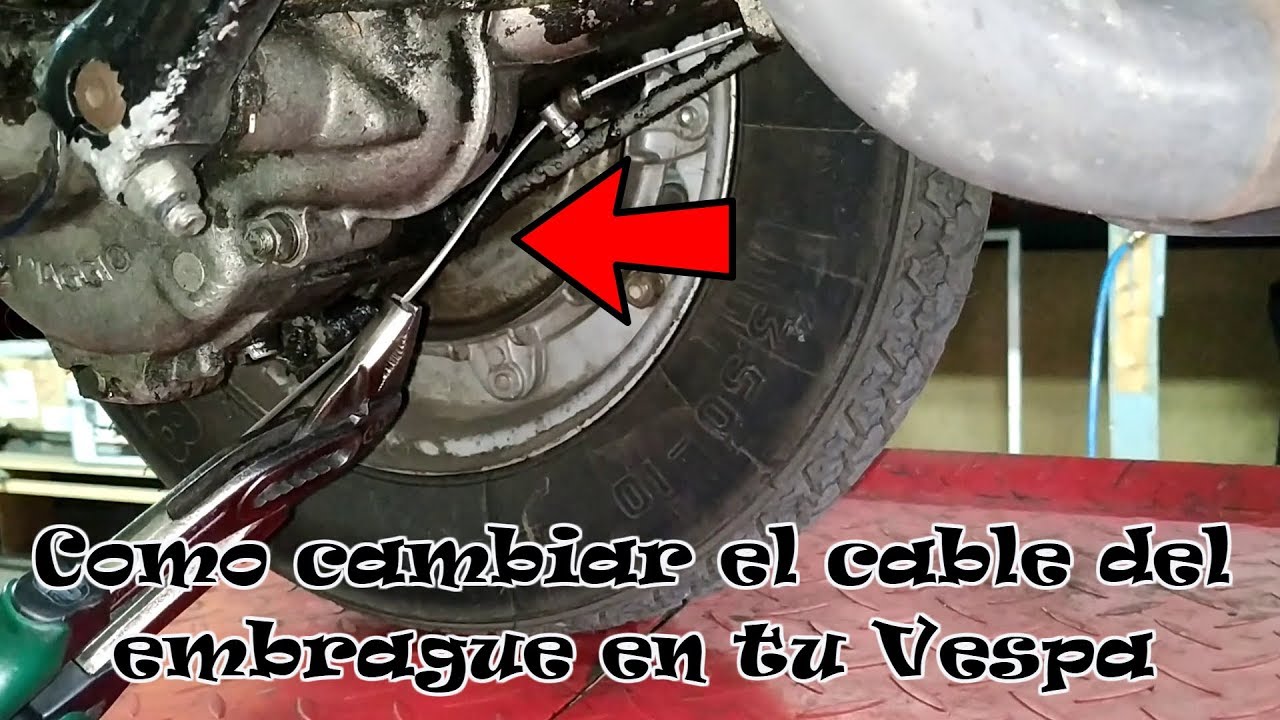 Como cambiar el cable del embrague de tu Vespa - Mecánica de la Vespa #18