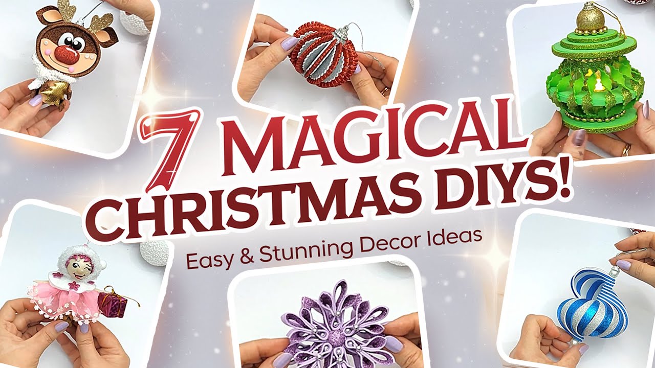 7 Must Try Christmas DIYs 🎅 Magical & Affordable Holiday Decorations!