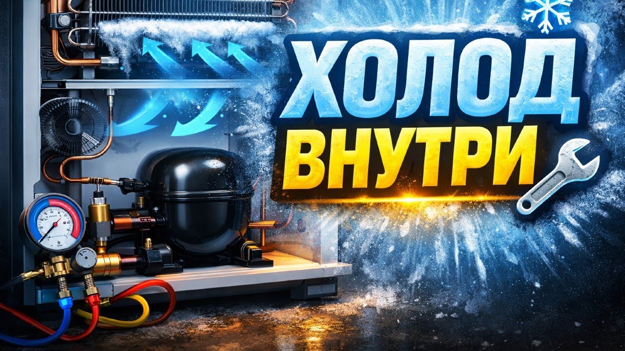 Устройство холодильника 🔧❄️ | Испаритель, капиллярка, конденсатор, No Frost и ремонт