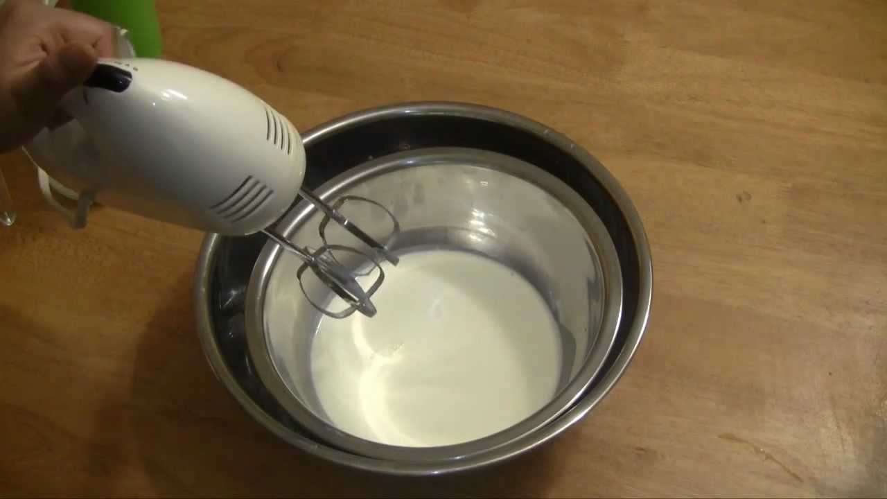como hacer crema chantilly