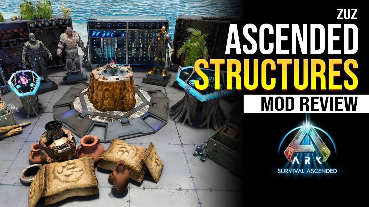 ZUZ Ascended Structures - Mod Review (Ark Survival Ascended )