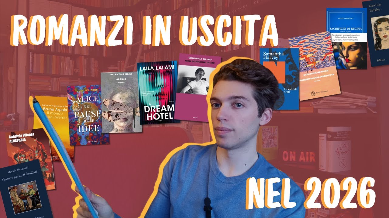LIBRI DA LEGGERE 2026 | 16 romanzi italiani e stranieri