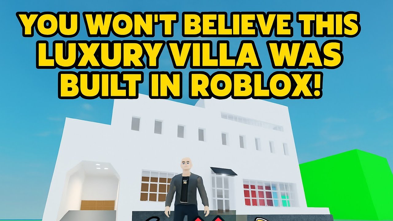 You Won’t Believe This Luxury Villa Was Built in Roblox!