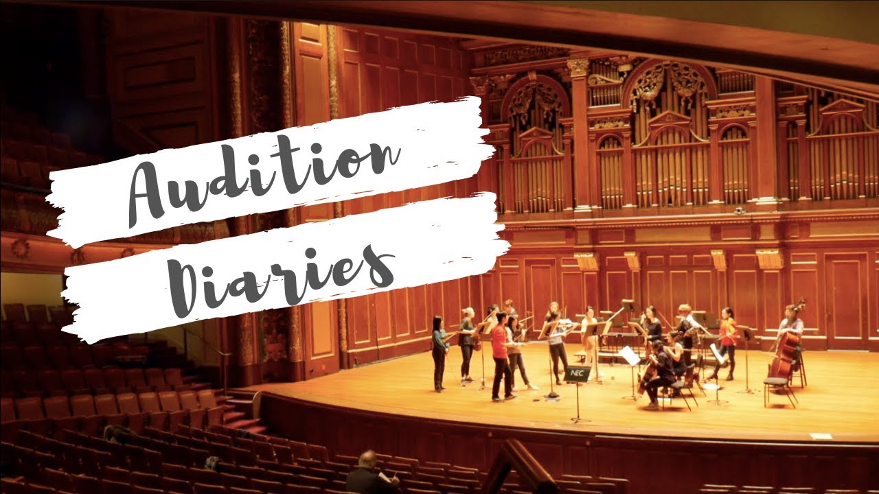 Audition Diaries | New England Conservatory of Music (MM)