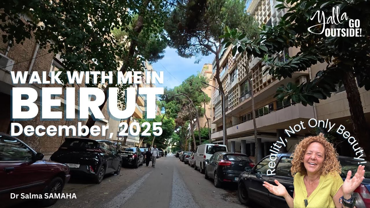 Walk With Me in Beirut Lebanon in December 2025 non-edited video