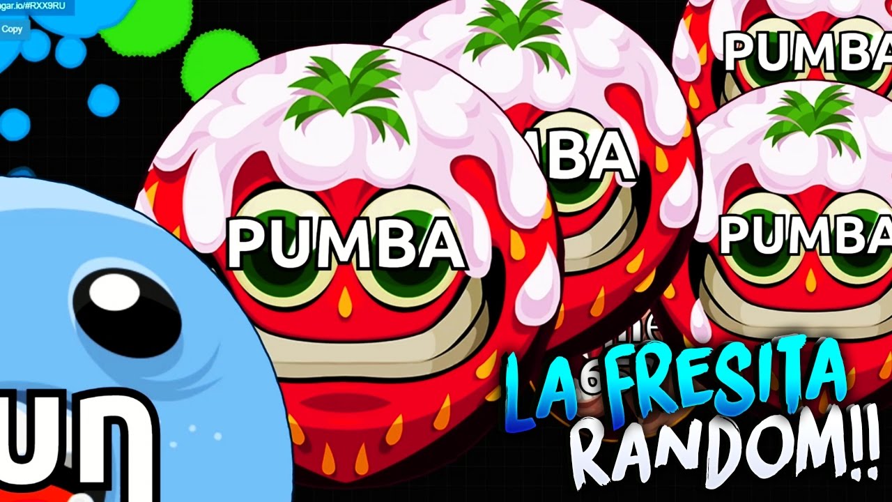 LA FRESITA RANDOM!! | Agar.io | Rubinho vlc