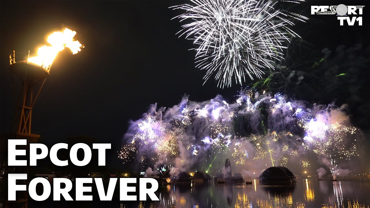 Epcot Forever Fireworks 2021 - Full View - Highest Quality 4K UHD - Walt Disney World
