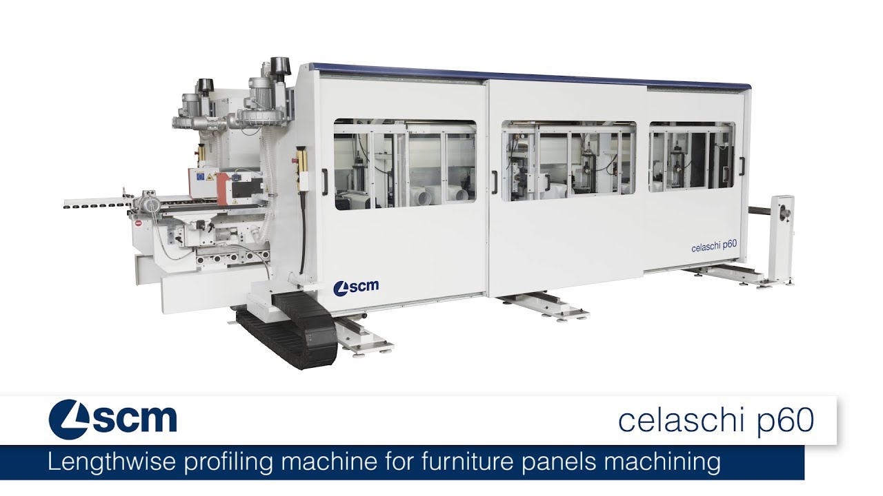 scm celaschi p60 - Lengthwise profiling machine for furniture panels machining