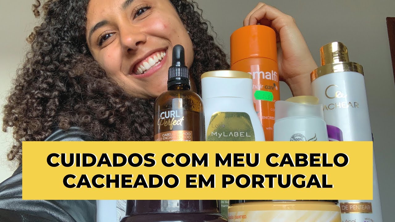 PRODUTOS QUE USO NO MEU CABELO CACHEADO AQUI EM PORTUGAL