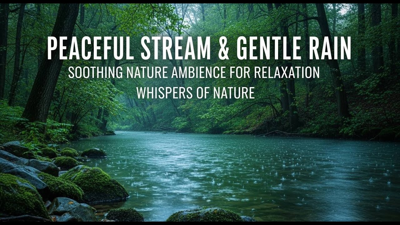 💧 Stream Rain Harmony | Deep Relaxation 10 Hours