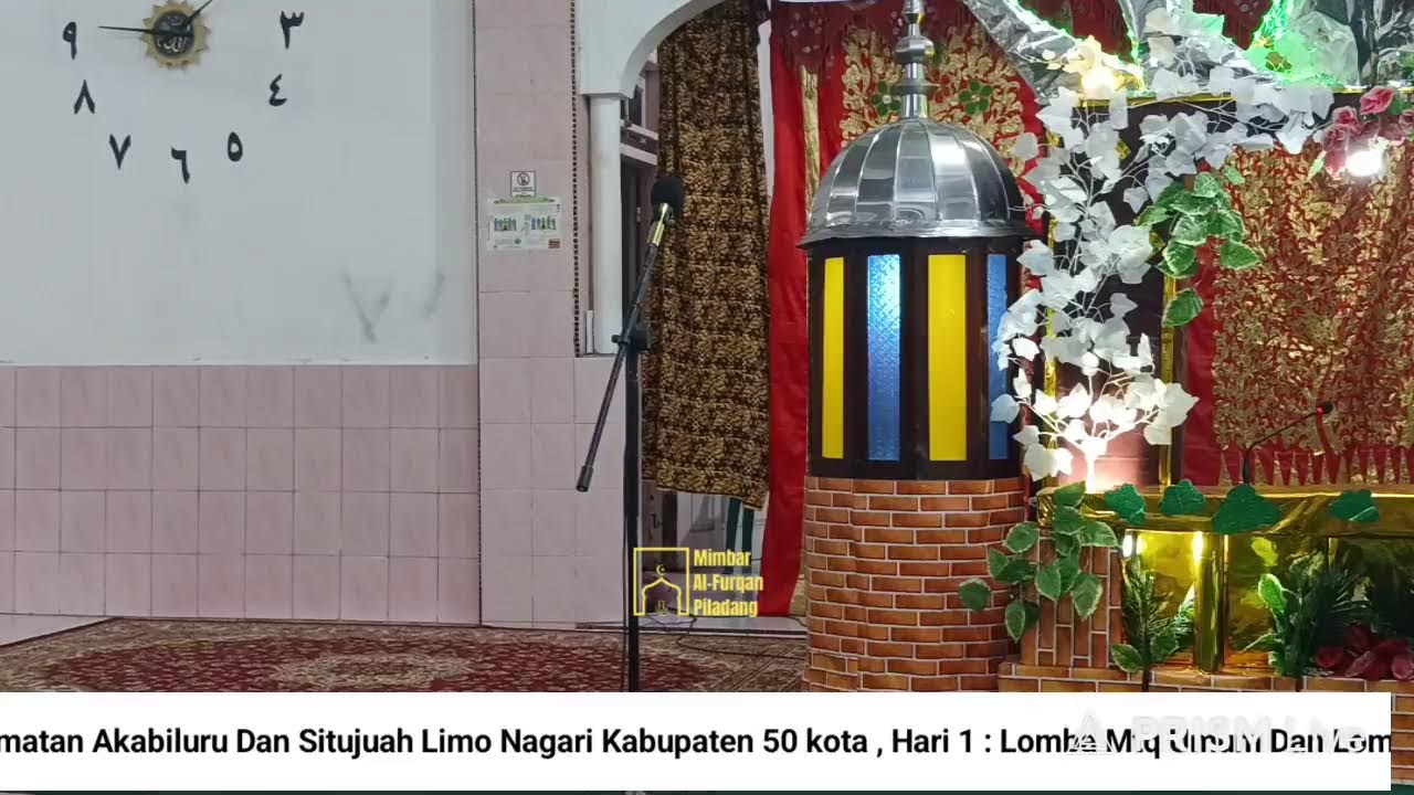 Siaran langsung MTQ 2 Kecamatan,Kecamatan Akabiluru dan Kecamatan Situjuah Limo Nagari,Kab.50 Kota
