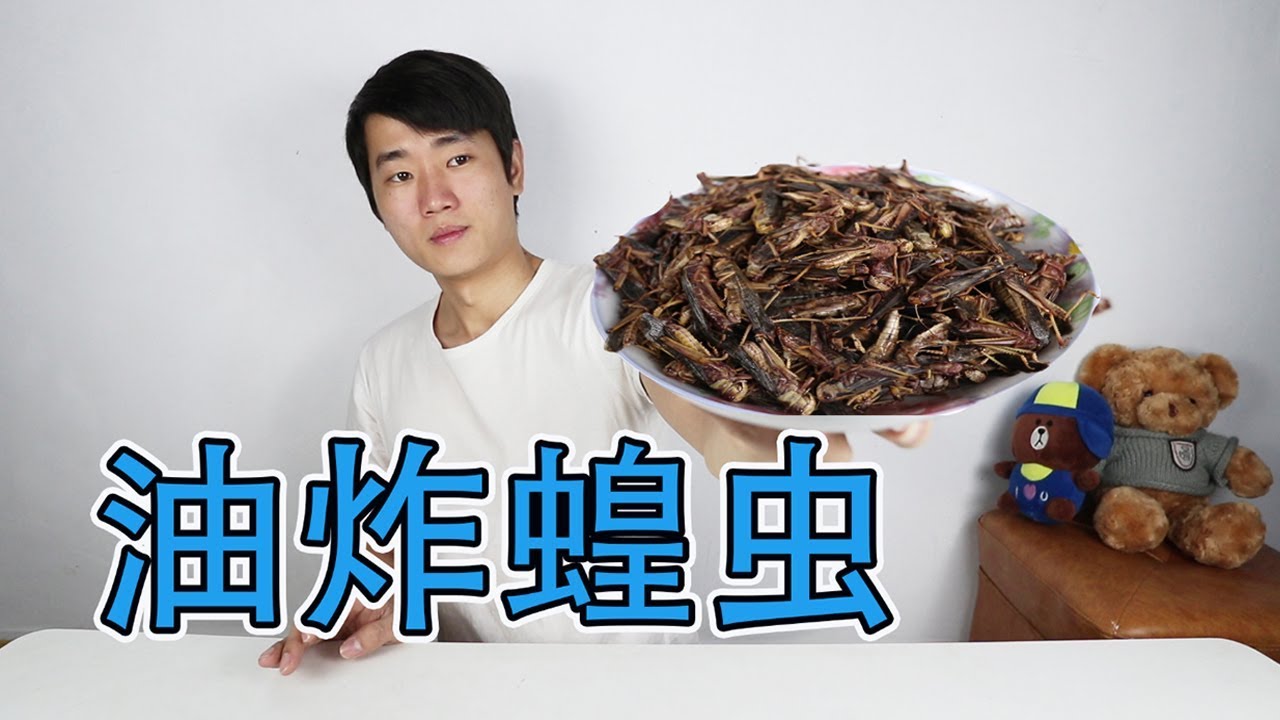蝗蟲真的可以吃嗎？做一盤“油炸蝗蟲”，簡直好吃到停不下來！ ！ ！【衣谷水原】