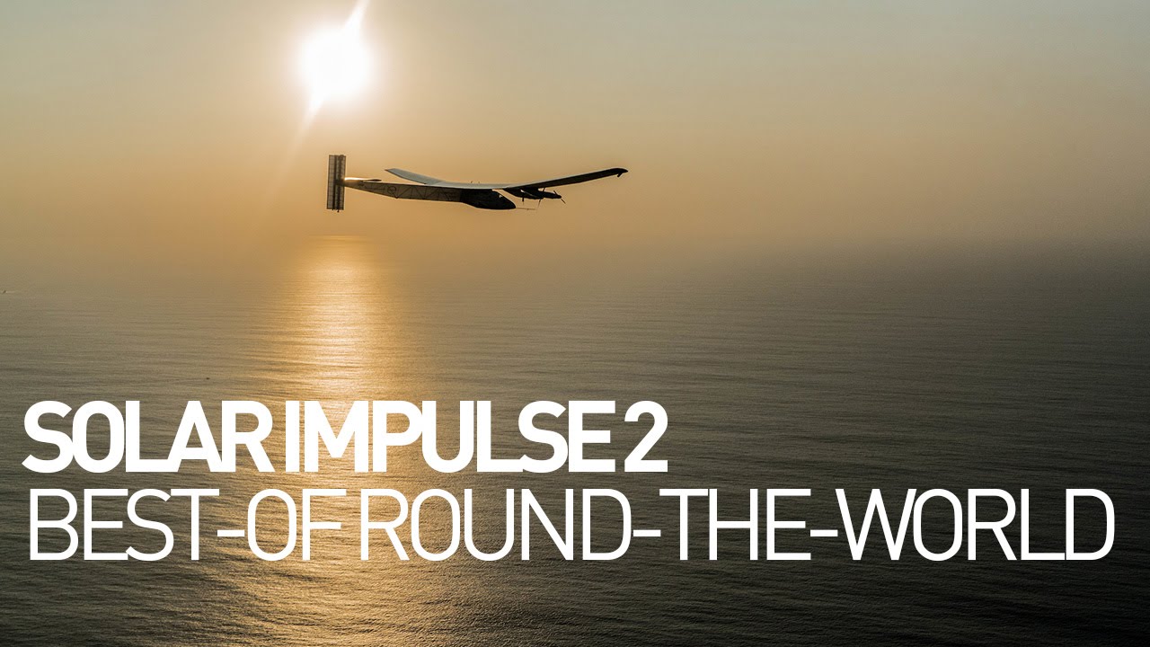 Solar Impulse airplane - Best of the round-the-world