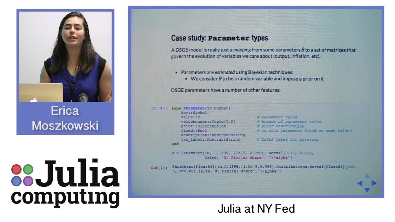 Dynamic Stochastic General Equilibrium models using Julia