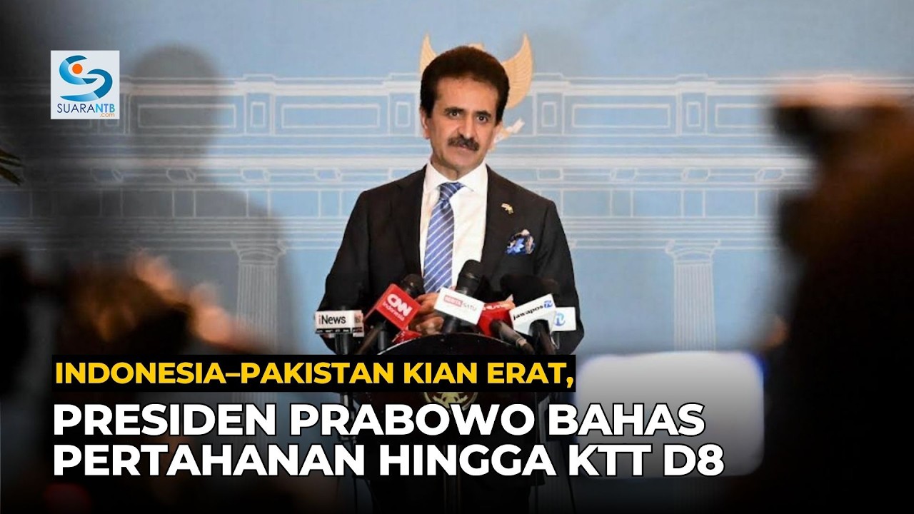 Indonesia–Pakistan Kian Erat, Prabowo Bahas Pertahanan hingga KTT D8