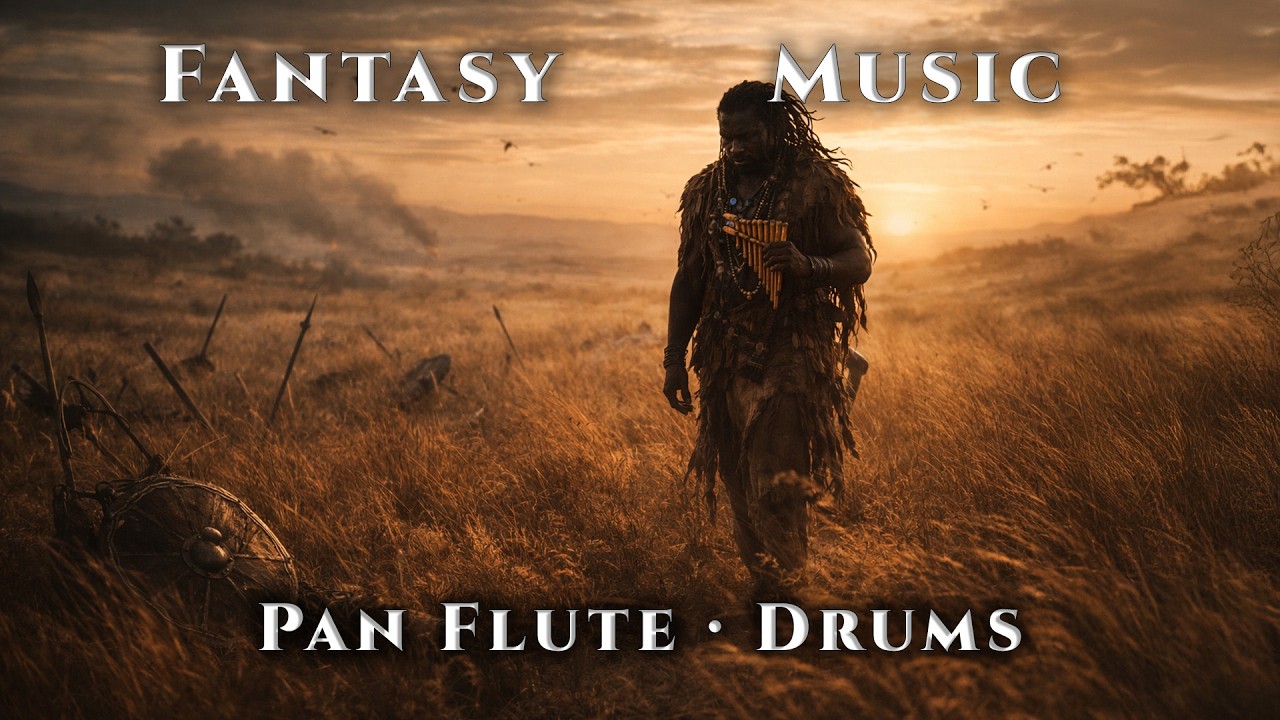 Kreth Mourning Path – Pan Flute • Tribal Drums (Fantasy, DnD, RPG, Writing)