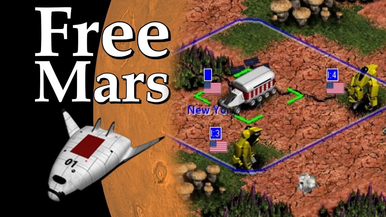 Free Mars Gameplay (Open Source Mars Colony Game)