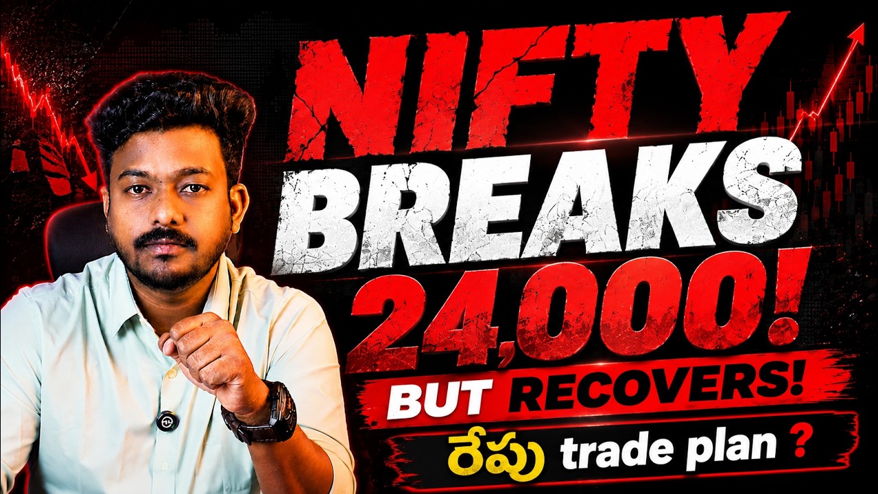 NIFTY BREAKS 24,000 INTRADAY! What Next? | Crude $90+ | Tomorrow Market Analysis