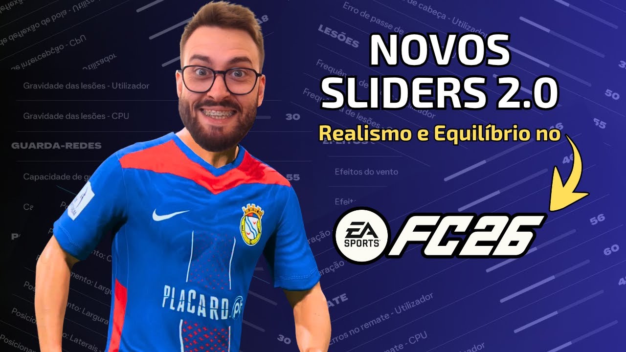 NOVOS SLIDERS 2.0 REALISTAS para o FC 26 ⚙️ | Atualização Completa e Explicada!