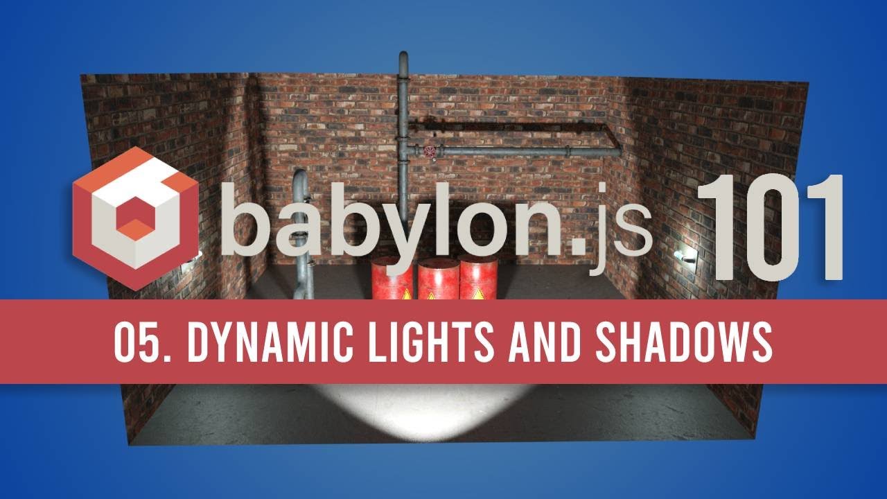 05. Dynamic Lights and Shadows in BabylonJS