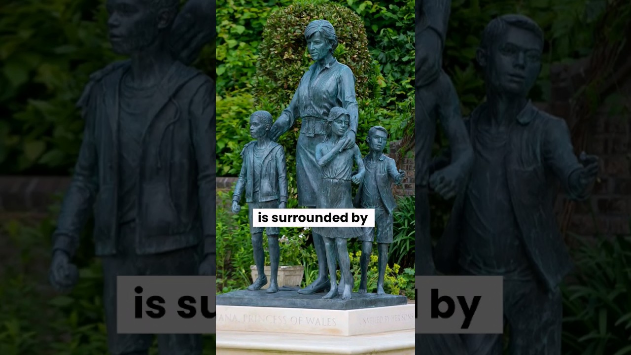 Who Are the Children in the Princess Diana Statue? #princessdiana